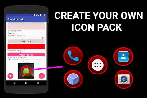Play Icon Pack Generator - Custom icon pack maker  and enjoy Icon Pack Generator - Custom icon pack maker with UptoPlay