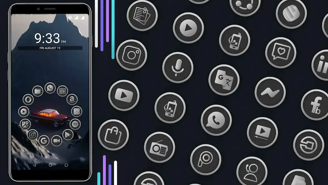 Play Icon Pack - Grey  and enjoy Icon Pack - Grey with UptoPlay