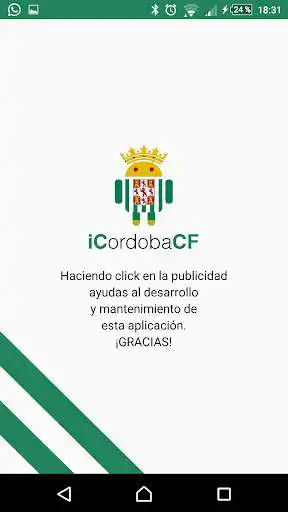 Play APK iCordobaCF  and enjoy iCordobaCF with UptoPlay es.covasacompany.cordobesistapp