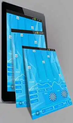 Play Icy landscape Poweramp Skin