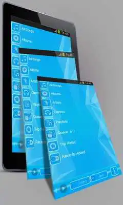 Play Icy landscape Poweramp Skin