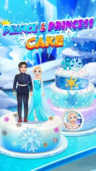 Play Icy Princess & Prince Cake as an online game Icy Princess & Prince Cake with UptoPlay