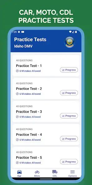 Play Idaho DMV DL Practice Test  and enjoy Idaho DMV DL Practice Test with UptoPlay