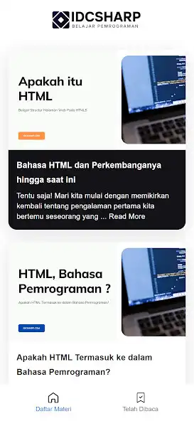 Play IDCSharp - Ayo Belajar HTML  and enjoy IDCSharp - Ayo Belajar HTML with UptoPlay