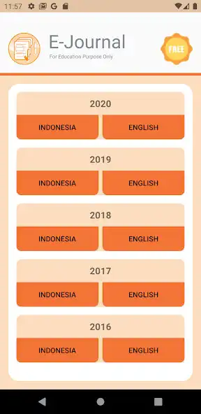 Play IDE Yapindo : E-Journal as an online game IDE Yapindo : E-Journal with UptoPlay