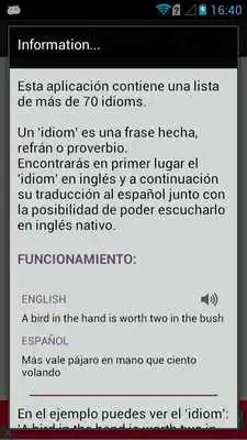 Play Idioms English Spanish