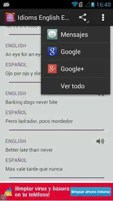 Play Idioms English Spanish