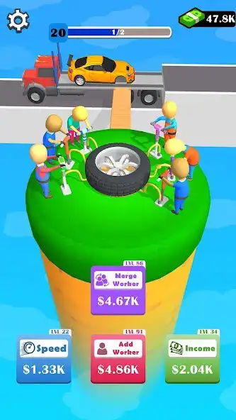 Play Idle Air Filler as an online game Idle Air Filler with UptoPlay