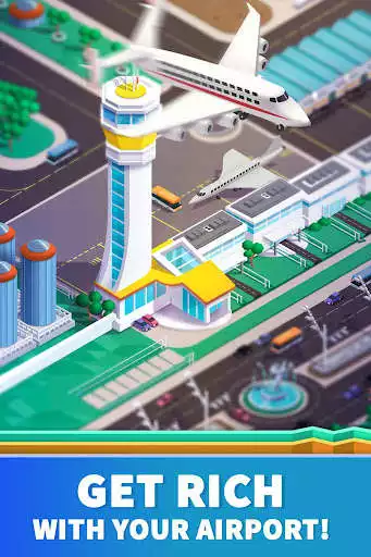 Play Idle Airport Tycoon - Planes as an online game Idle Airport Tycoon - Planes with UptoPlay
