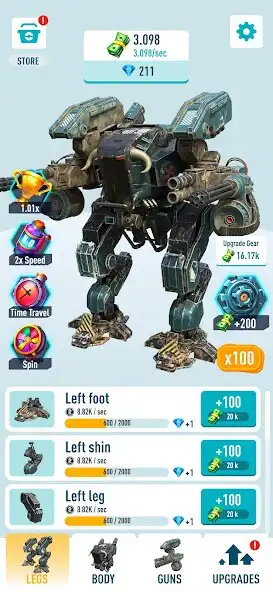 Play Idle Armored robots — war game  and enjoy Idle Armored robots — war game with UptoPlay