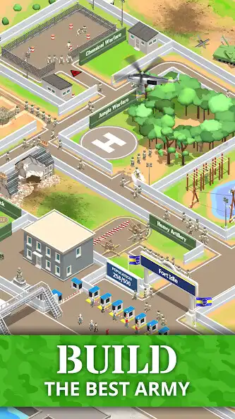 Play Idle Army Base: Tycoon Game  and enjoy Idle Army Base: Tycoon Game with UptoPlay