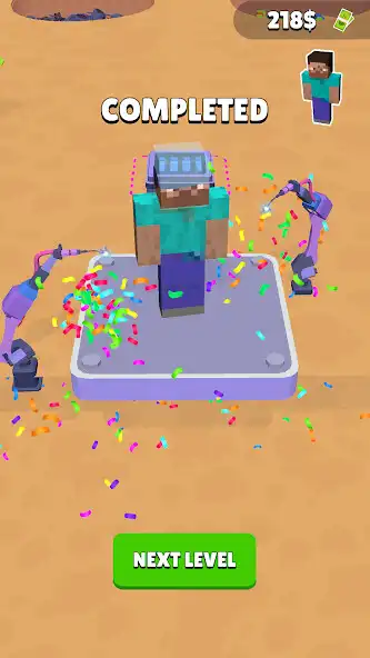 Play Idle Block 3D: Claw Builder as an online game Idle Block 3D: Claw Builder with UptoPlay