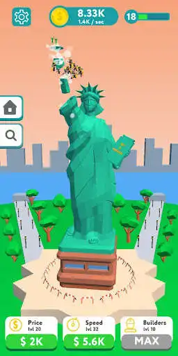 Play Idle Builders - World Landmarks  and enjoy Idle Builders - World Landmarks with UptoPlay
