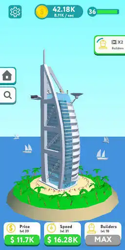 Play Idle Builders - World Landmarks as an online game Idle Builders - World Landmarks with UptoPlay