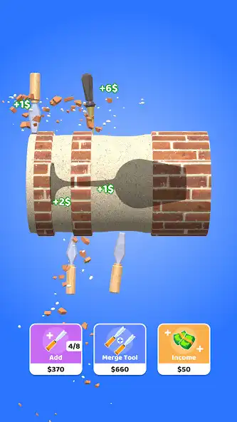 Play Idle Carving as an online game Idle Carving with UptoPlay