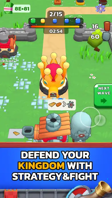 Play Idle Castle Defence as an online game Idle Castle Defence with UptoPlay