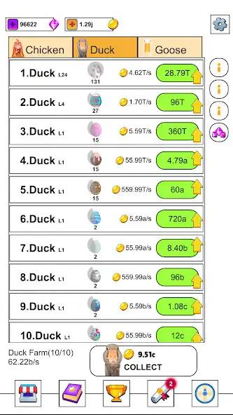 Play Idle Chicken Duck Goose as an online game Idle Chicken Duck Goose with UptoPlay
