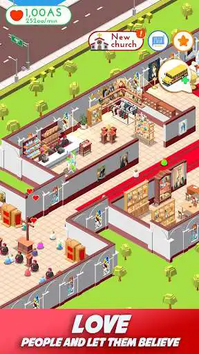 Play Idle Church Tycoon: Jesus Loves you  and enjoy Idle Church Tycoon: Jesus Loves you with UptoPlay