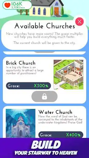Play Idle Church Tycoon: Jesus Loves you as an online game Idle Church Tycoon: Jesus Loves you with UptoPlay