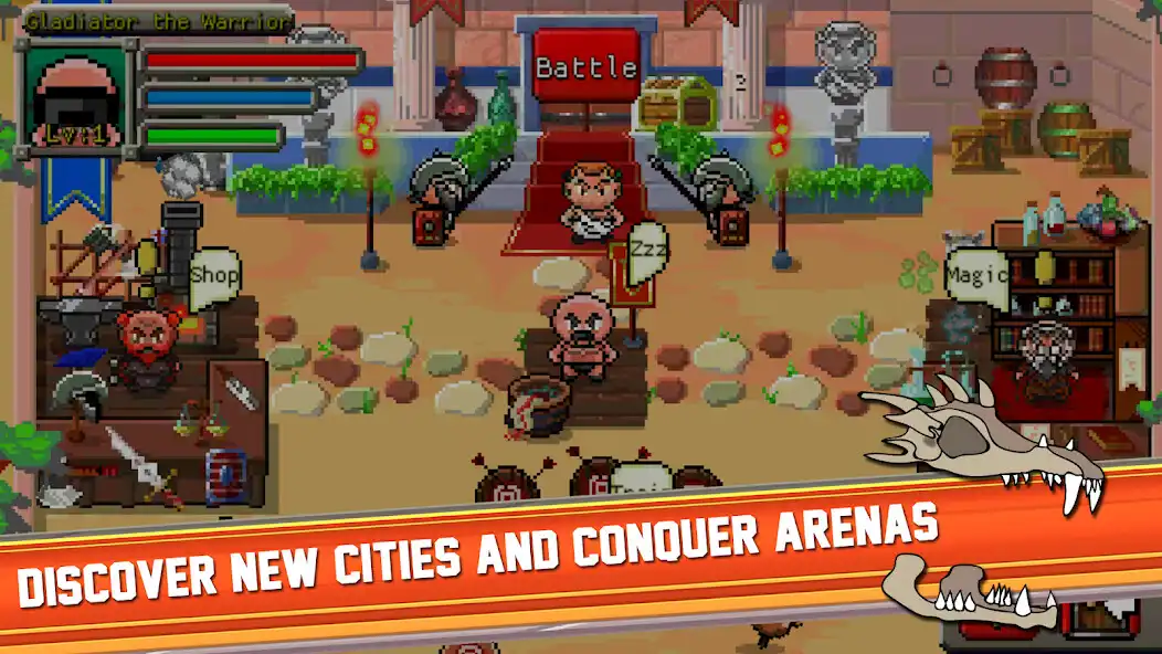 Play Idle Colosseum: God of War as an online game Idle Colosseum: God of War with UptoPlay