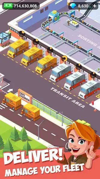 Play Idle Courier as an online game Idle Courier with UptoPlay