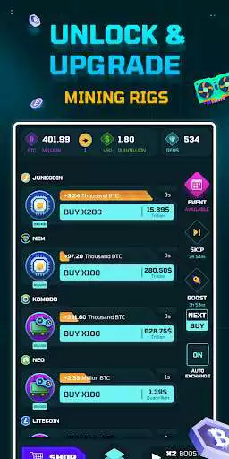 Play Idle Crypto Miner as an online game Idle Crypto Miner with UptoPlay