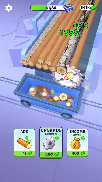 Play Idle Cutter: Wood Slice  and enjoy Idle Cutter: Wood Slice with UptoPlay