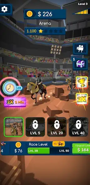 Play Idle Derby: Horse Tycoon Saga  and enjoy Idle Derby: Horse Tycoon Saga with UptoPlay