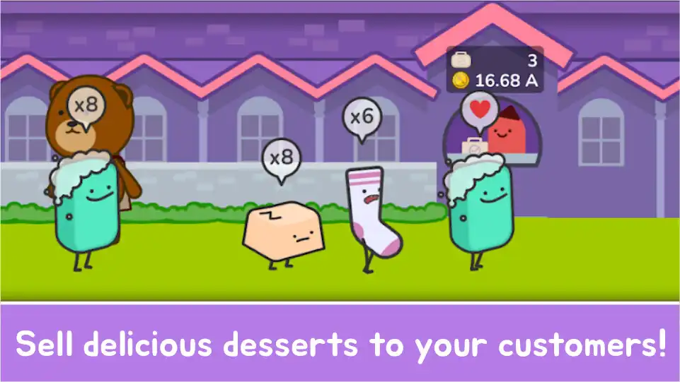 Play Idle Dessert Tycoon as an online game Idle Dessert Tycoon with UptoPlay