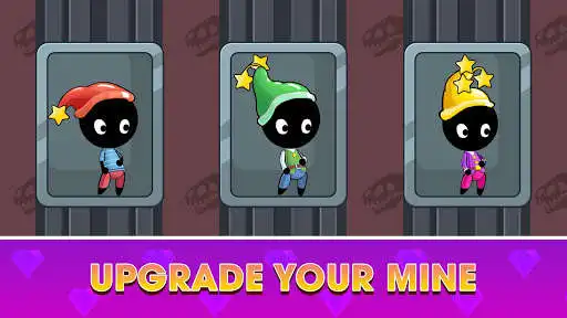 Play Idle Digging Simulator: Stickman Miner Tycoon as an online game Idle Digging Simulator: Stickman Miner Tycoon with UptoPlay