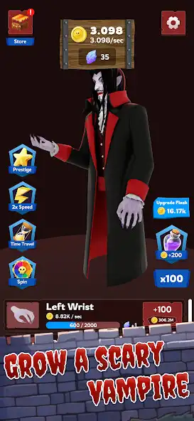Play Idle Dracula as an online game Idle Dracula with UptoPlay