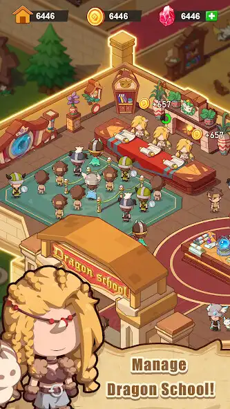 Play Idle Dragon School as an online game Idle Dragon School with UptoPlay