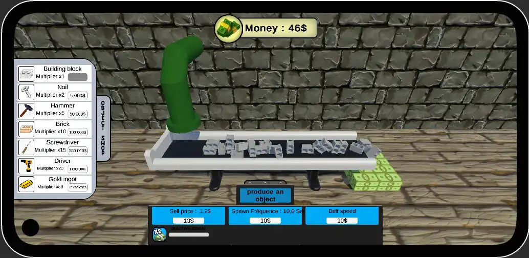 Play Idle factory clicker as an online game Idle factory clicker with UptoPlay