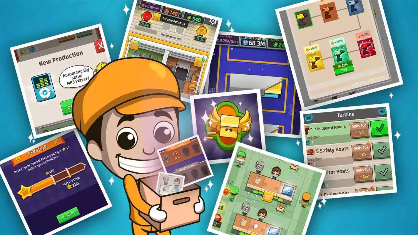 Play Idle Factory as an online game Idle Factory with UptoPlay