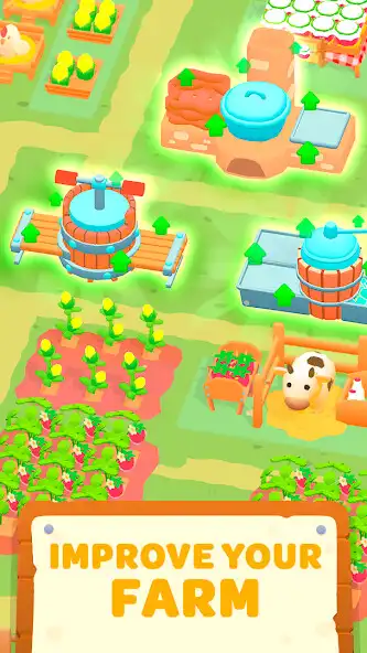 Play Idle Farmer: Cash for Crops! as an online game Idle Farmer: Cash for Crops! with UptoPlay