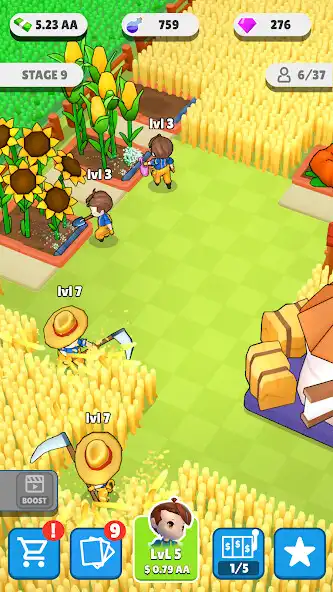 Play Idle Farmer Land as an online game Idle Farmer Land with UptoPlay