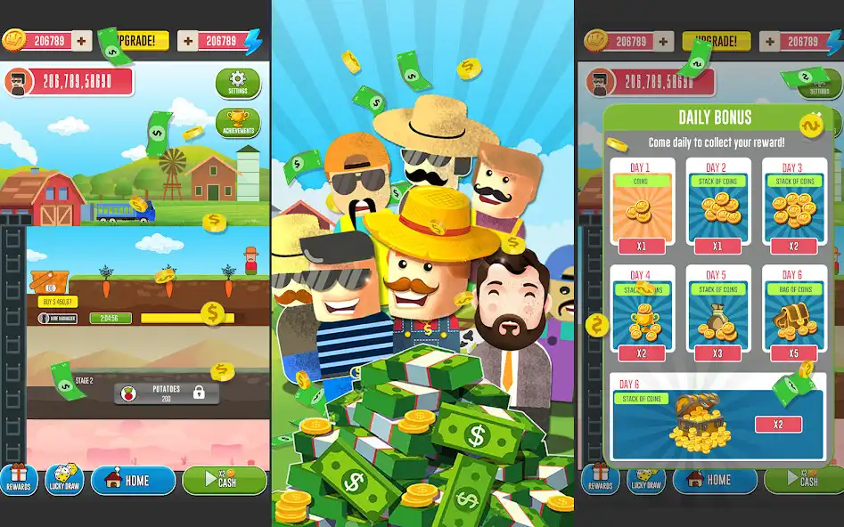 Play Idle Farming Town - Farm Tycoon Simulator as an online game Idle Farming Town - Farm Tycoon Simulator with UptoPlay