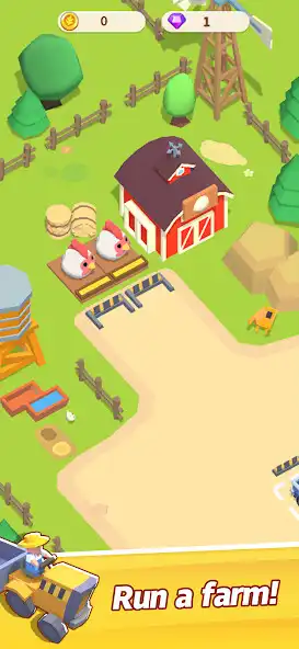 Play Idle Farm:Trucking Simulator  and enjoy Idle Farm:Trucking Simulator with UptoPlay