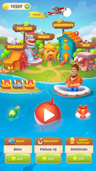 Play Idle Fishing Game. Catch fish.  and enjoy Idle Fishing Game. Catch fish. with UptoPlay