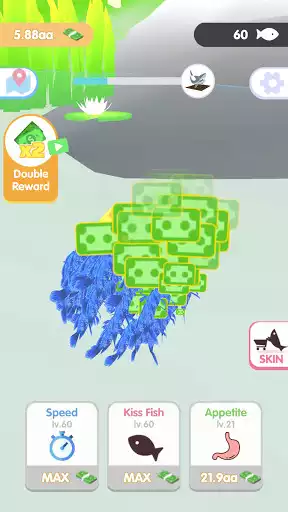 Play Idle Fish Spa as an online game Idle Fish Spa with UptoPlay