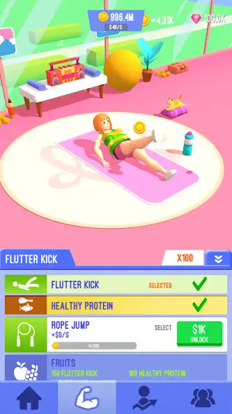 Play Idle Fitness: Beauty Girl  and enjoy Idle Fitness: Beauty Girl with UptoPlay