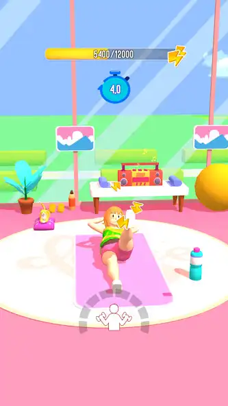 Play Idle Fitness: Beauty Girl as an online game Idle Fitness: Beauty Girl with UptoPlay