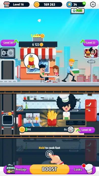 Play Idle Food Empire as an online game Idle Food Empire with UptoPlay