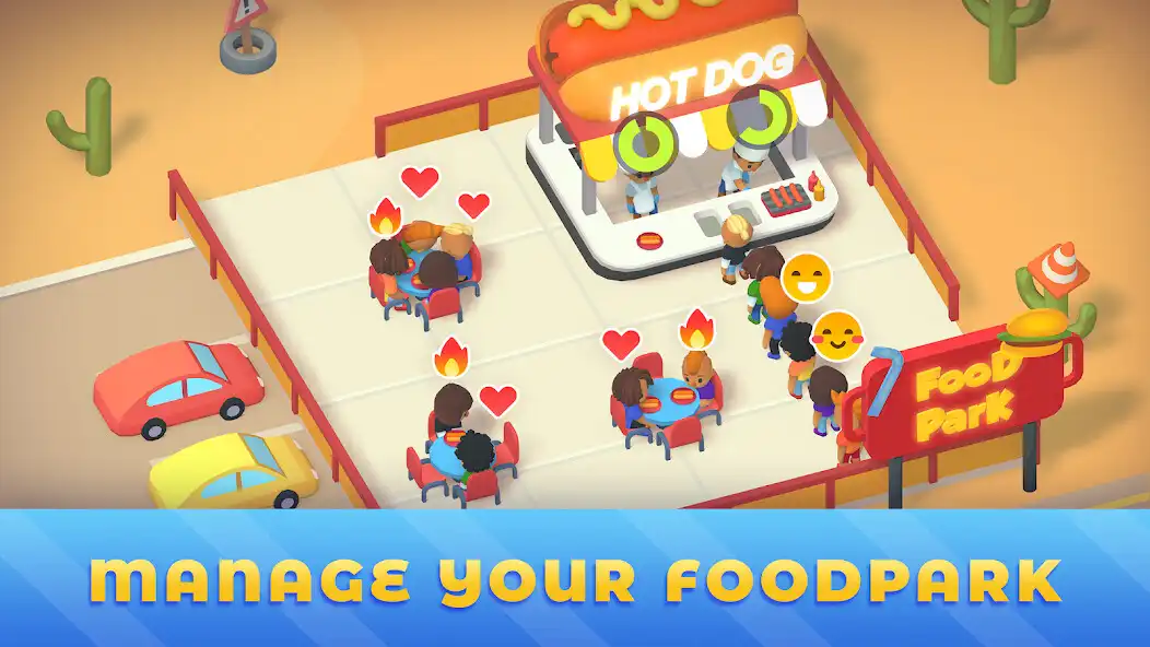 Play Idle Food Park Tycoon  and enjoy Idle Food Park Tycoon with UptoPlay