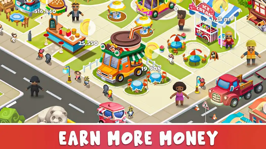Play Idle Food Stalls Tycoon as an online game Idle Food Stalls Tycoon with UptoPlay