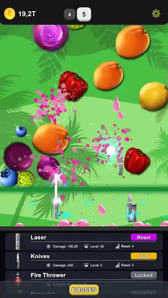 Play IDLE Fruit Crusher as an online game IDLE Fruit Crusher with UptoPlay