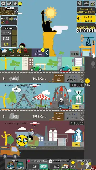 Play Idle Gas station tycoon as an online game Idle Gas station tycoon with UptoPlay