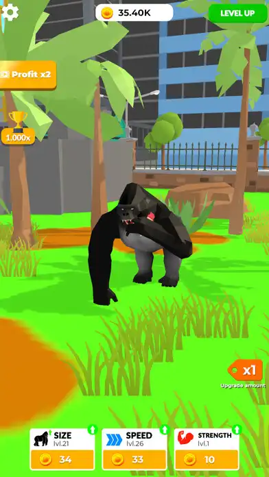Play Idle Gorilla: Evolution Empire  and enjoy Idle Gorilla: Evolution Empire with UptoPlay