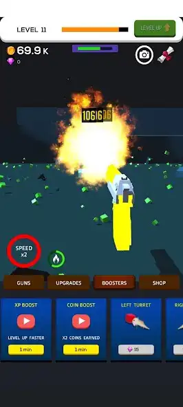 Play Idle Gun Shoot Tycoon as an online game Idle Gun Shoot Tycoon with UptoPlay