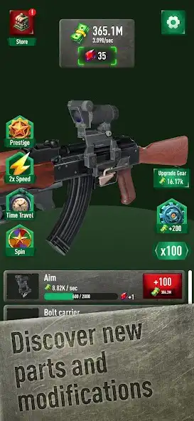 Play Idle Guns Tycoon: clicker game as an online game Idle Guns Tycoon: clicker game with UptoPlay
